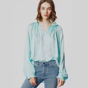 Zadig & Voltaire Baby Blue Theresa Top